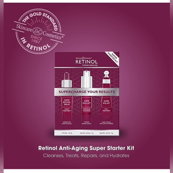 NIB Skincare Cosmetics Retinol Super Starter Kit - Picture 3 of 5